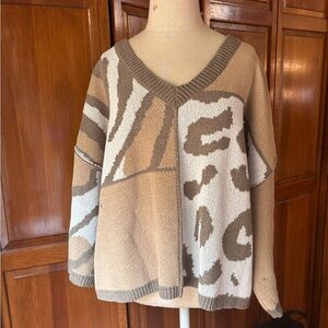 Animal Print Sweater